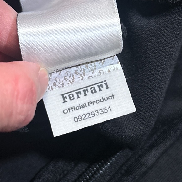 Puma Scuderia Ferrari F1 Formula 1 Racing Flag Track Jacket Black Mens 2XL - Picture 5 of 8